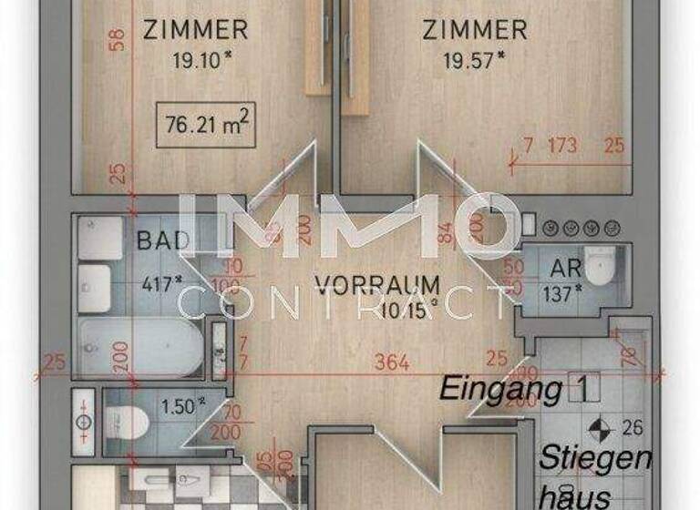 Wohnung zum Kauf 279.800 € 3 Zimmer 76 m² Klosterneuburg 3400