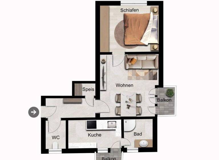 Wohnung zum Kauf 190.000 € 2 Zimmer 48,1 m² 3. Geschoss Schwaz 6130