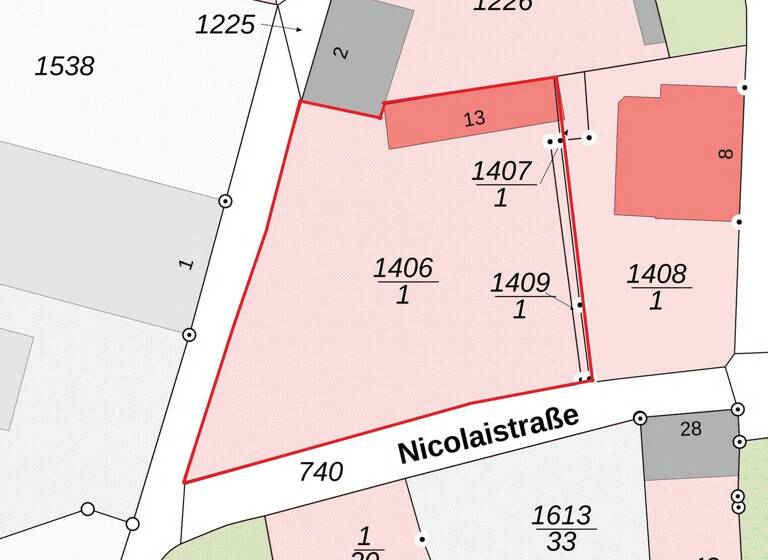 Grundstück zum Kauf 85.000 € 1.416 m² Grundstück Nicolaistraße 13 Lutherstadt Eisleben Eisleben 06295