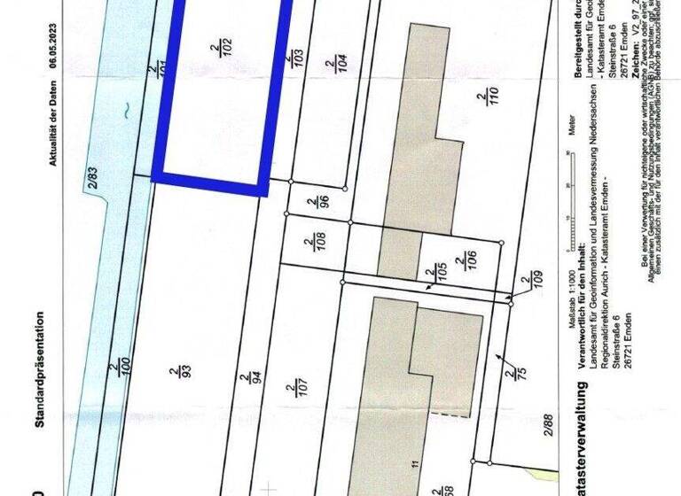 Gewerbegrundstück zum Kauf 250.000 € 2.984 m² Grundstück Barenburg Emden 26721