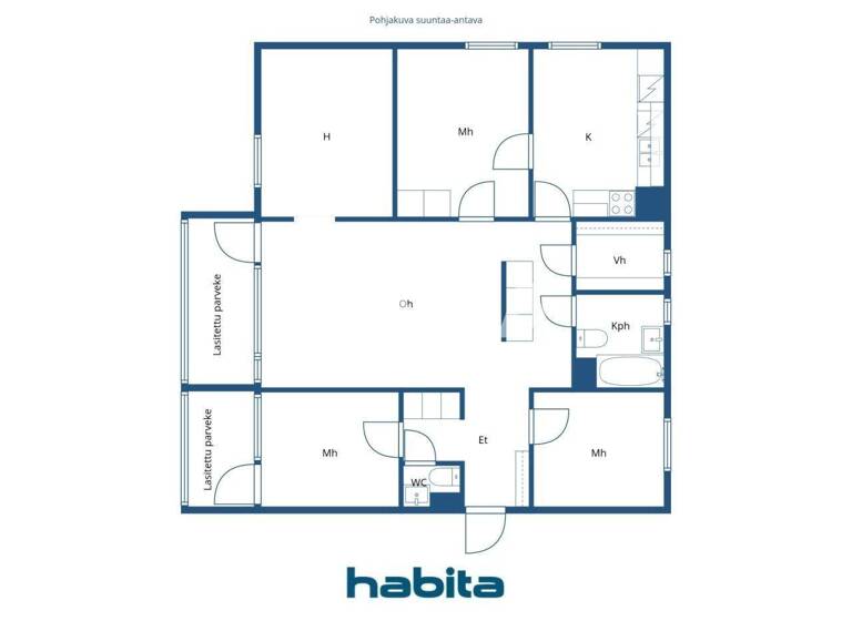 Wohnung zum Kauf 195.000 € 5 Zimmer 91 m² 8. Geschoss Ilomäentie 11 Helsinki 00840