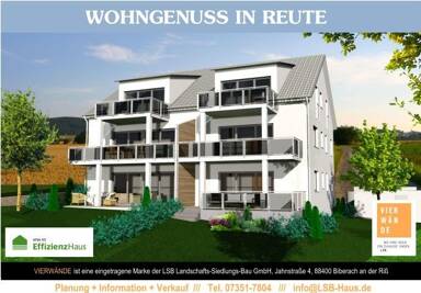 Wohnung zum Kauf 295.000 € 2,5 Zimmer 67,3 m² 1. Geschoss Mittelbiberacher Straße 27 Reute Mittelbiberach 88441