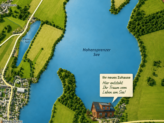 Grundstück zum Kauf provisionsfrei 100.000 € 960 m² Grundstück Schlossweg 1 Dudinghausen Hohen Sprenz 18299