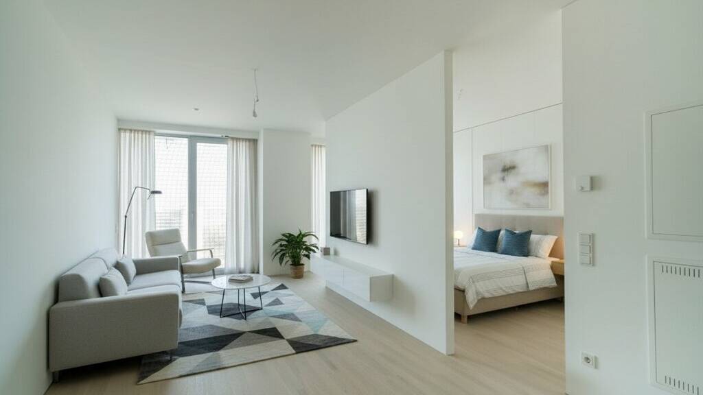 Wohnung zur Miete - Erstbezug 1.250 € 2 Zimmer 49 m² 34. Geschoss Donau-City-Straße Wien 1220