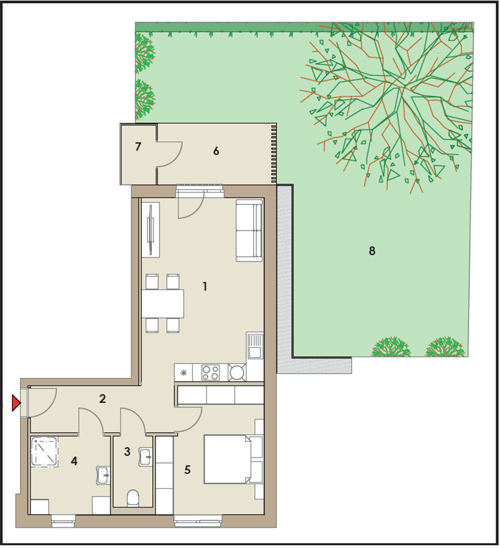 Wohnung zum Kauf provisionsfrei 129.381 € 2 Zimmer 40,8 m²<br/>Wohnfläche ab sofort<br/>Verfügbarkeit Sinabelkirchen 8261