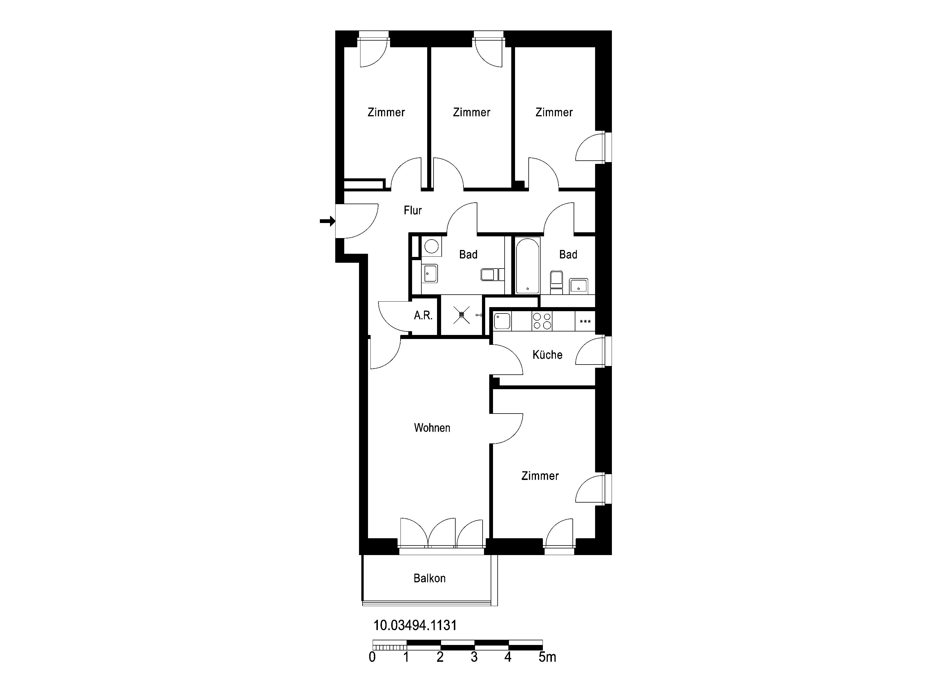 Wohnung zur Miete 1.642 € 5 Zimmer 97,8 m²<br/>Wohnfläche 3.<br/>Geschoss 16.01.2025<br/>Verfügbarkeit Marianne-Foerster-Straße 7 Heinersdorf Berlin 13089