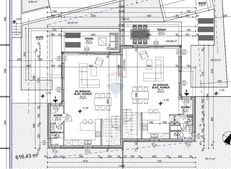Doppelhaushälfte zum Kauf 620.000 € 4 Zimmer 140 m² 120 m² Grundstück Malinska-Dubasnica 51511