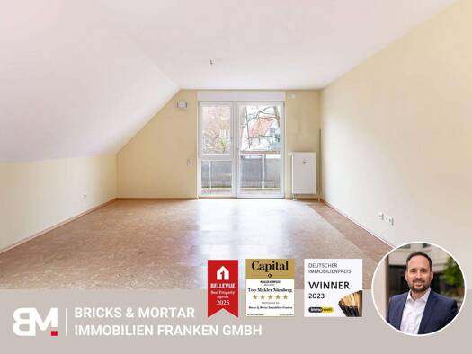 Wohnung zum Kauf 219.900 € 2 Zimmer 62,6 m² 1. Geschoss Reichelsdorf Nürnberg 90453