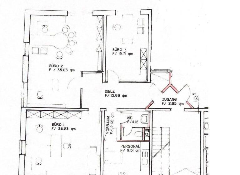 Bürofläche zur Miete 900 € 106 m² Bürofläche An der Bünte 1 Nörten-Hardenberg 37176