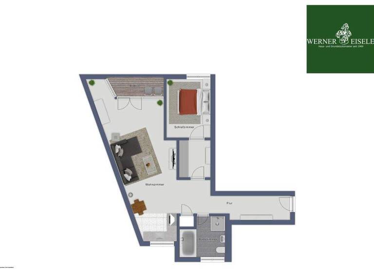 Wohnung zur Miete - Erstbezug 1.399 € 2 Zimmer 73,5 m² 3. Geschoss Mühlenstr. 19 Wandsbek Hamburg 22049