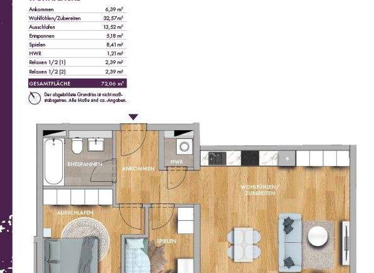 Wohnung zur Miete - Erstbezug 1.405 € 3 Zimmer 72,1 m² 3. Geschoss frei ab 01.03.2026 Friedrich-Bosse-Straße 71 Möckern Leipzig 04159