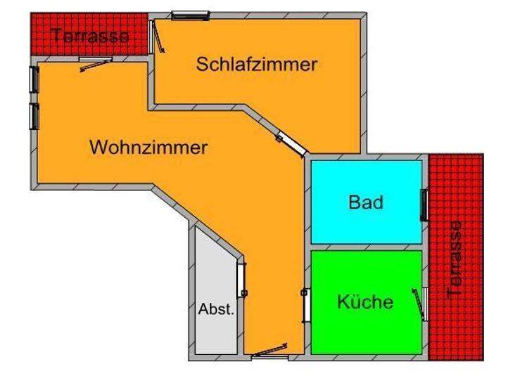 Immobilie in Niederau - Zweiraumwohnung mit zwei Terassen - Bild 1