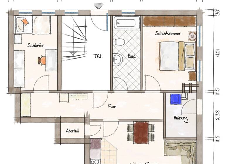 Wohnung zum Kauf 189.000 € 3 Zimmer 60 m² Hooksiel Wangerland 26434