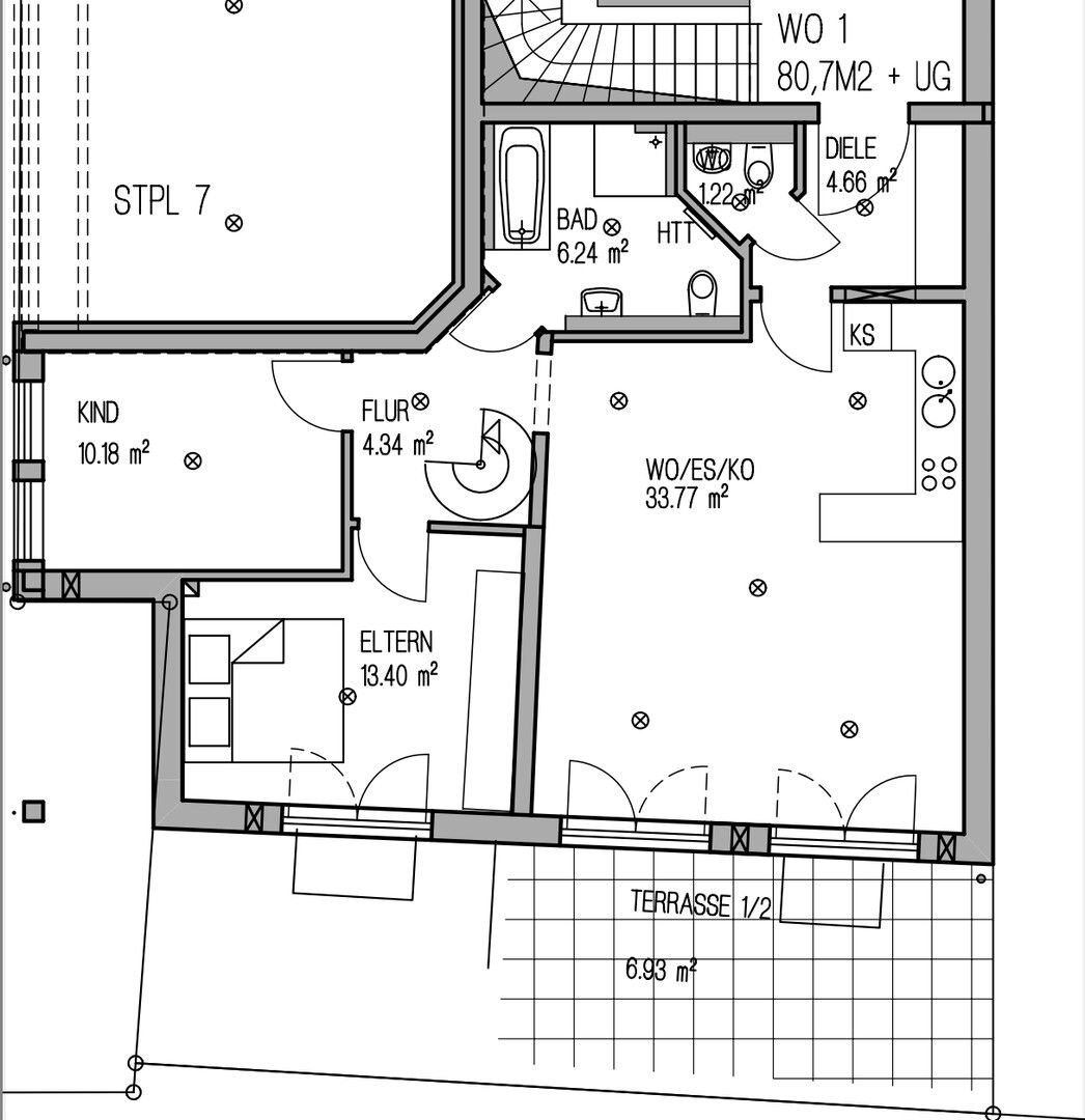 Terrassenwohnung zur Miete 1.590 € 5 Zimmer 102 m²<br/>Wohnfläche EG<br/>Geschoss 15.12.2024<br/>Verfügbarkeit Rosenheimer Straße 2a Bad Aibling 83043