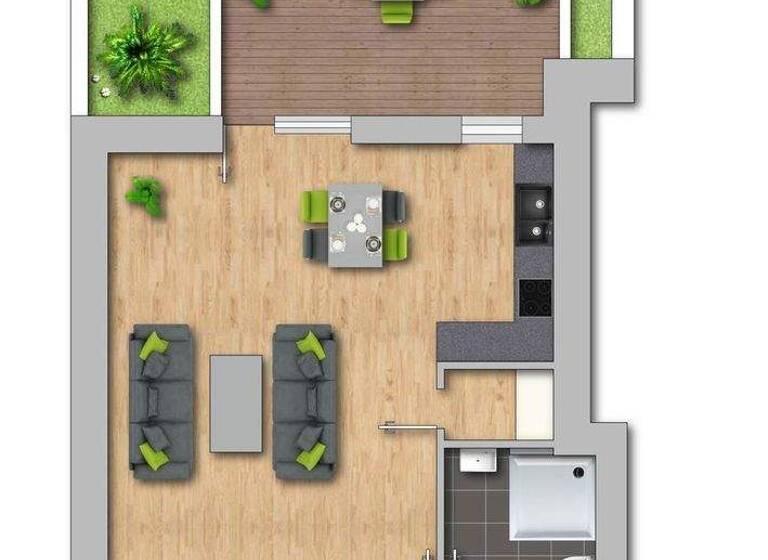 Terrassenwohnung zum Kauf - Erstbezug provisionsfrei 378.920 € 3 Zimmer 88,2 m² EG frei ab sofort Dundenheim Neuried , Ortenaukreis 77743