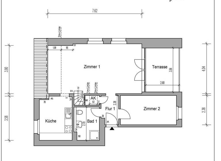 Maisonette zum Kauf 485.000 € 3 Zimmer 77,9 m² 3. Geschoss Berliner Vorstadt Potsdam 14467