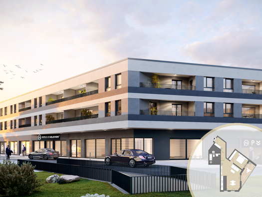 Wohnung zum Kauf - Erstbezug provisionsfrei 388.000 € 2 Zimmer 70,6 m² 1. Geschoss frei ab sofort Im Nex 5 Hattersheim 65795