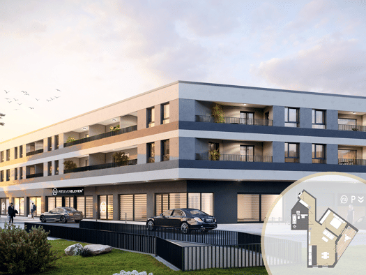 Wohnung zum Kauf - Erstbezug provisionsfrei 388.000 € 2 Zimmer 70,6 m² 1. Geschoss frei ab sofort Im Nex 5 Hattersheim Hattersheim 65795