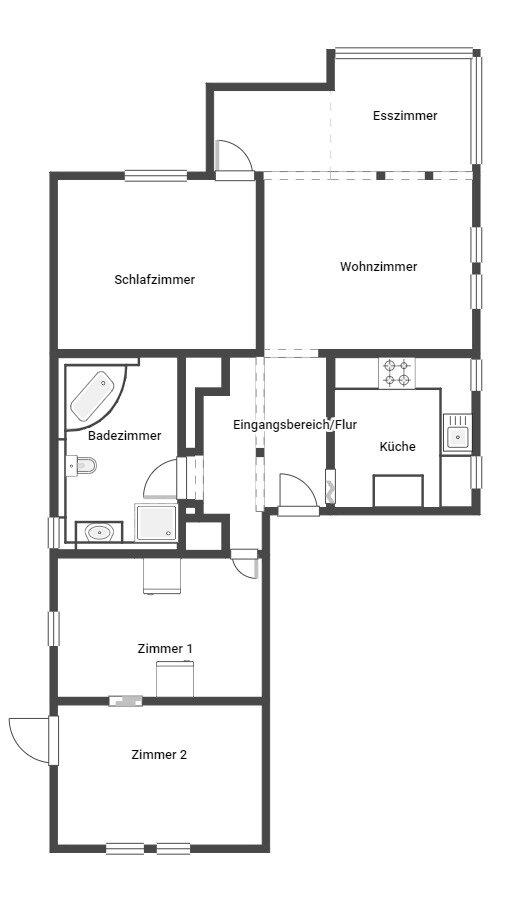 Wohnung zum Kauf 119.000 € 5 Zimmer 104 m²<br/>Wohnfläche Eiserfeld Siegen / Eiserfeld 57080