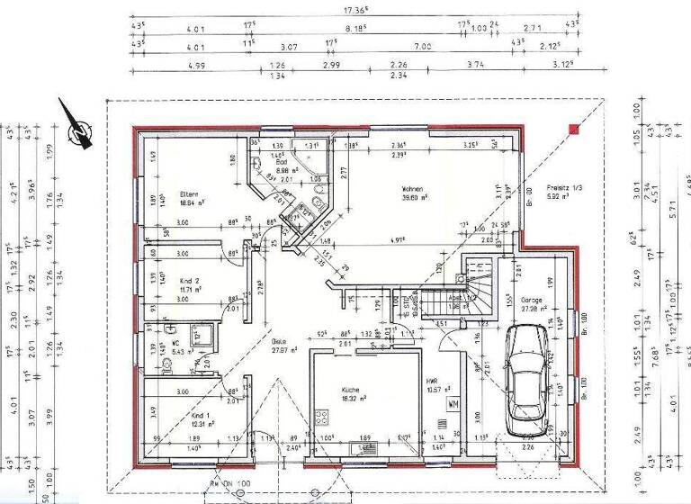 Villa zur Miete 2.000 € 7 Zimmer 300 m² 764 m² Grundstück Zu dem Balken 42 Kästorf Wolfsburg 38448