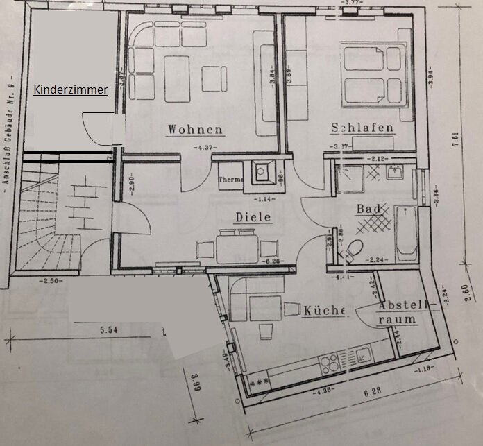 Wohnung zur Miete 460 € 78,2 m²<br/>Wohnfläche 1.<br/>Geschoss Untere Kirchstraße 9A Schönstedt Schönstedt 99947