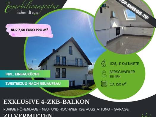 Wohnung zur Miete 1.125 € 4 Zimmer 150 m² 1. Geschoss Stipshausen 55758