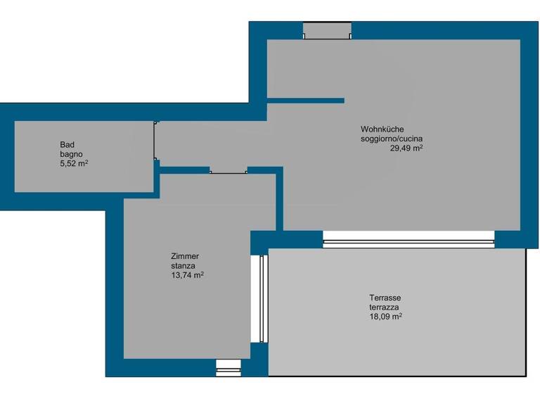 Wohnung zum Kauf 340.000 € 2 Zimmer 70 m² frei ab sofort Meran