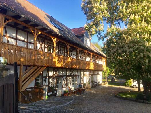 Bauernhaus zur Miete 2.100 € 8 Zimmer 300 m² 1.000 m² Grundstück frei ab sofort Wiegendorfer Weg 57 Oberndorf Apolda 99510