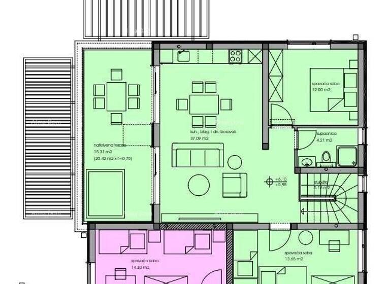 Wohnung zum Kauf 437.750 € 4 Zimmer 124 m² 1. Geschoss Luka