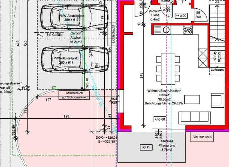 Doppelhaushälfte zum Kauf - Erstbezug 549.000 € 4 Zimmer 101,8 m² 679 m² Grundstück Feldkirchen bei Graz 8073