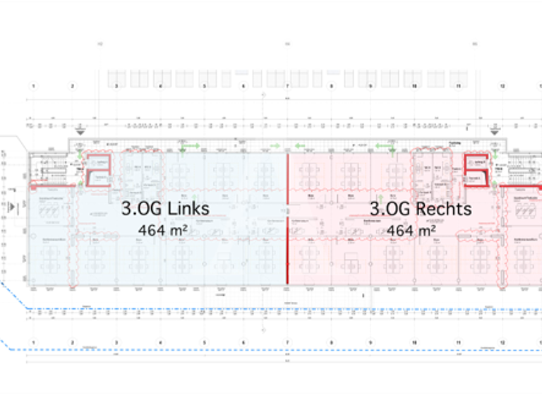 Büro zur Miete 12 € 2.366 m² Bürofläche teilbar ab 440 m² Kriegsdorf Troisdorf 53844