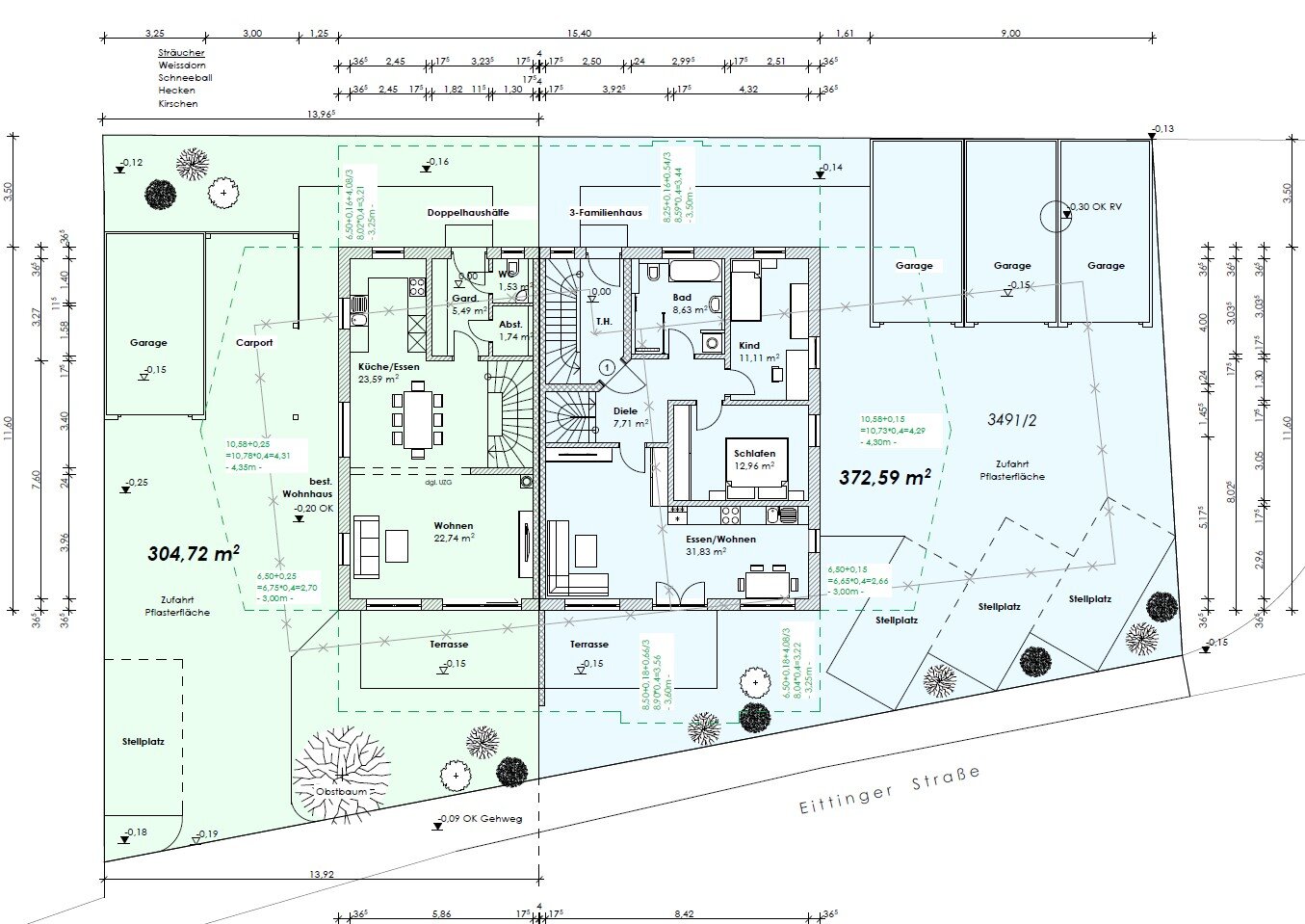 Wohnung zum Kauf 385.500 € 3 Zimmer 77,1 m²<br/>Wohnfläche 1.<br/>Geschoss 01.08.2025<br/>Verfügbarkeit Gaden Eitting 85462