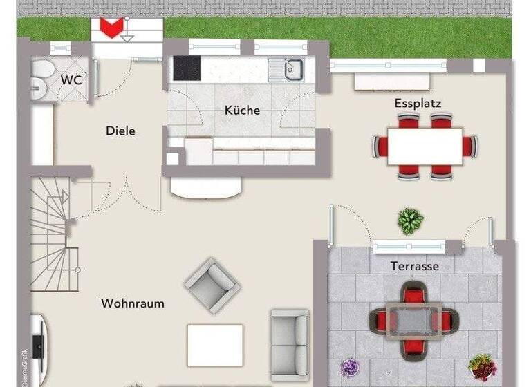 Reihenmittelhaus zum Kauf 379.000 € 4 Zimmer 103 m² 261 m² Grundstück frei ab sofort Schwarzenbruck 90592