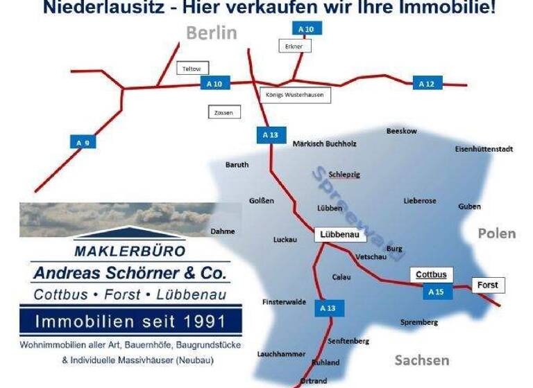 Grundstück zum Kauf 29.000 € 341 m² Grundstück Am Mühlenfließ Werchow Calau 03205