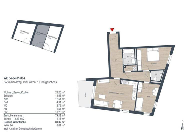 Terrassenwohnung zur Miete 1.295 € 3 Zimmer 88,5 m² EG Deutenbacherstr. 24b Stein 90547