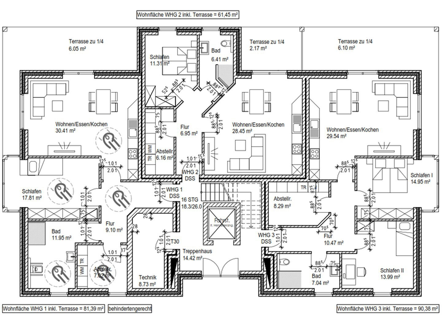 Wohnung zum Kauf provisionsfrei 285.000 € 2 Zimmer 81,4 m²<br/>Wohnfläche EG<br/>Geschoss ab sofort<br/>Verfügbarkeit Kampstraße 55 Twistringen Twistringen 27239