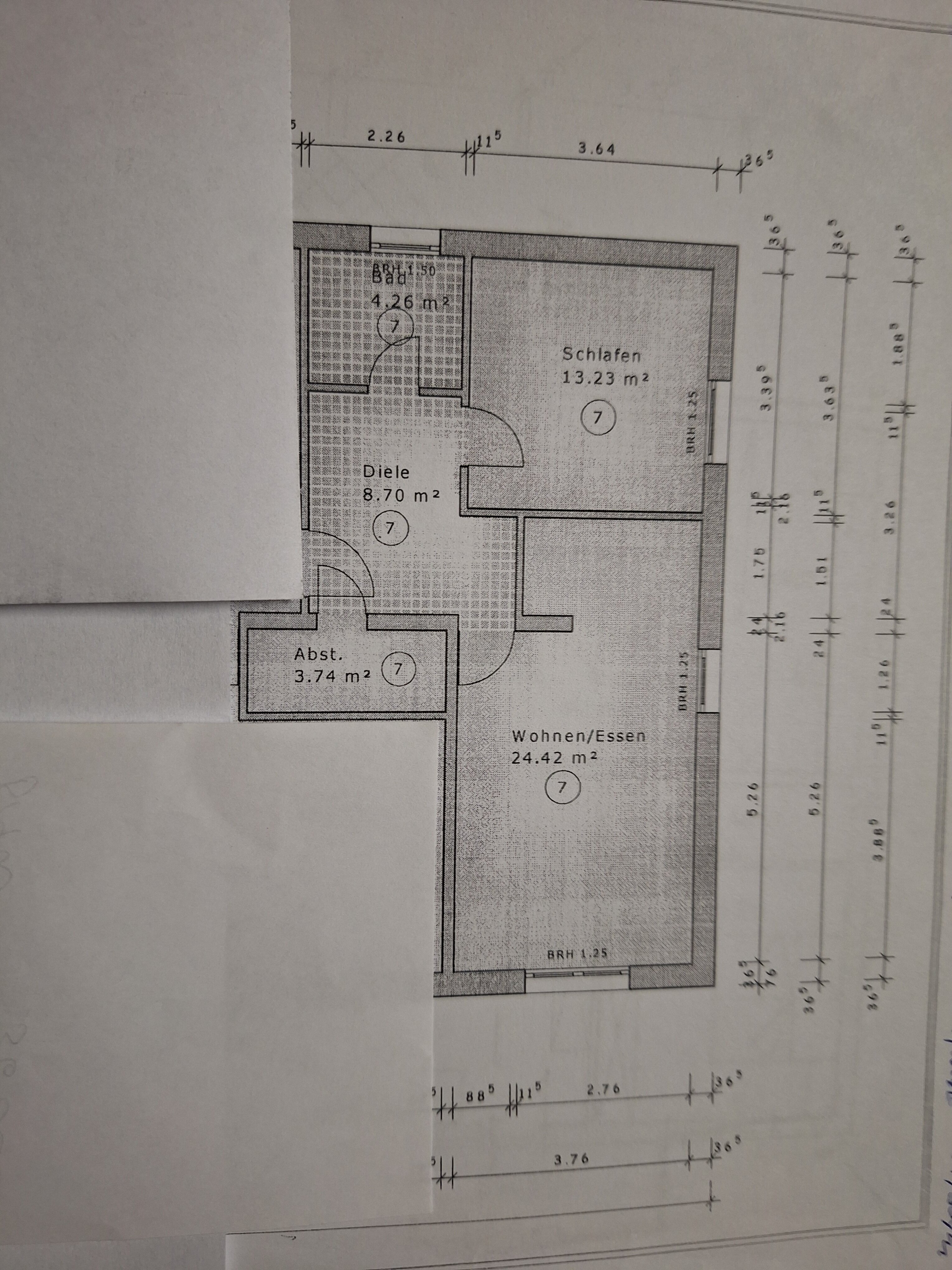 Studio zur Miete 400 € 2 Zimmer 53 m²<br/>Wohnfläche Petersaurach Petersaurach 91580