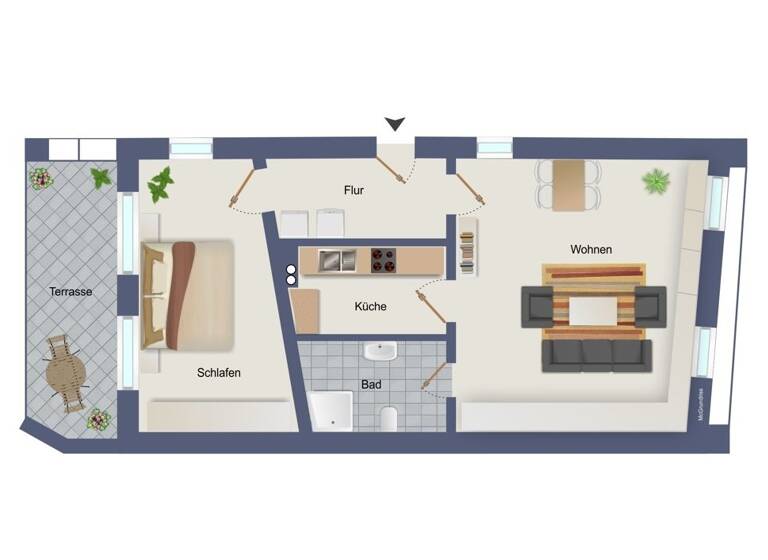 Wohnung zum Kauf 110.000 € 2 Zimmer 61,6 m² Neuwerker Straße 347 Ummer Viersen / Ummer 41748