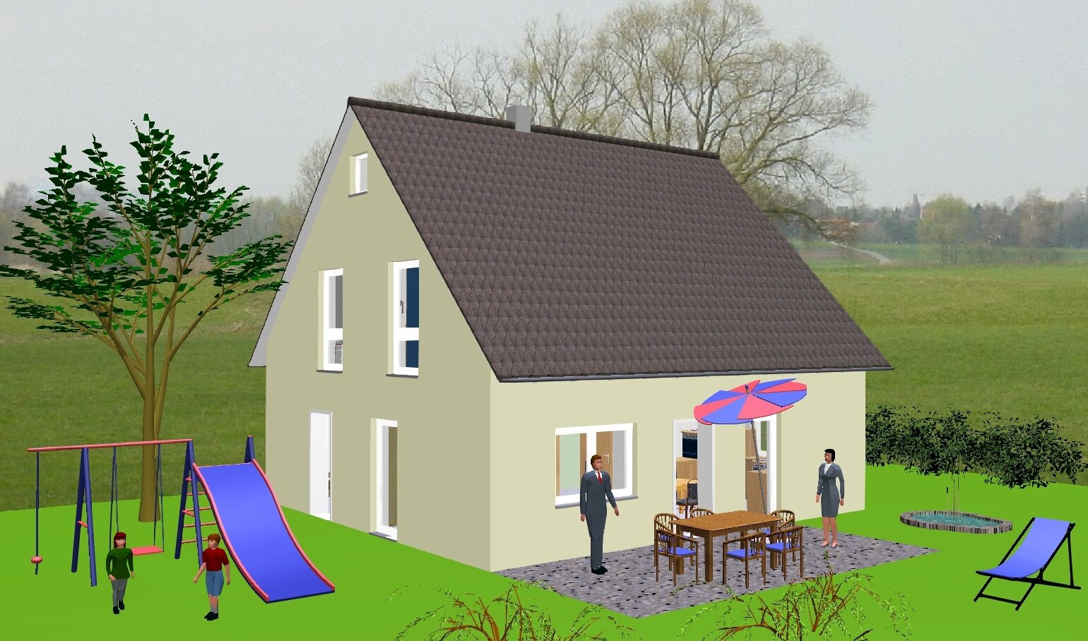 Einfamilienhaus zum Kauf provisionsfrei 339.500 € 5 Zimmer 115,3 m²<br/>Wohnfläche 550 m²<br/>Grundstück Rüderner Straße Dietenhofen Dietenhofen 90599