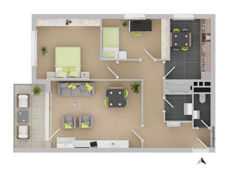 Wohnung zum Kauf 319.900 € 3 Zimmer 78 m² 5. Geschoss Gersthofen 86368