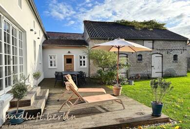 Einfamilienhaus zum Kauf 985.000 € 190 m² 3.239 m² Grundstück frei ab sofort Groß Zieschter Dorfstr. 22 Groß Ziescht Baruth/Mark 15837