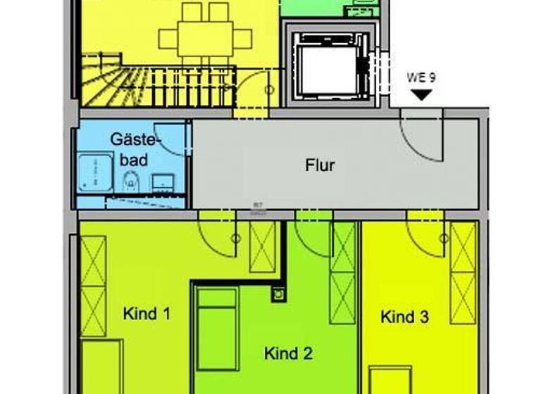 Wohnung zur Miete 1.795 € 5 Zimmer 150,1 m²<br/>Wohnfläche Dachgeschoss<br/>Geschoss Innere Neustadt Dresden 01099