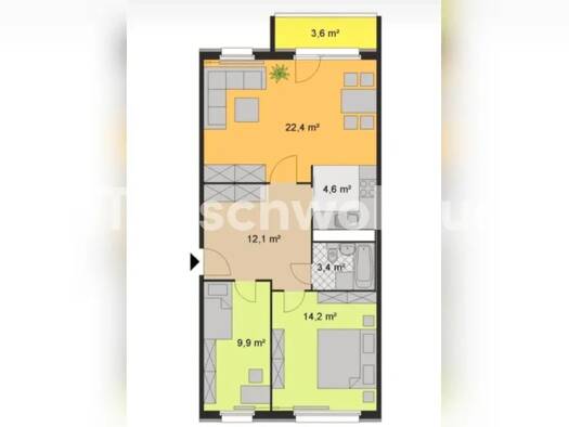 Wohnung zur Miete Tauschwohnung 450 € 3 Zimmer 64 m² 5. Geschoss Lichtenberg Berlin 10365