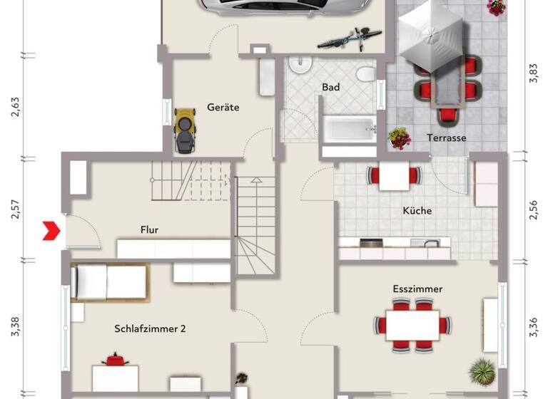 Mehrfamilienhaus zum Kauf 280.000 € 7 Zimmer 194,7 m² 1.437 m² Grundstück Burhave Butjadingen 26969