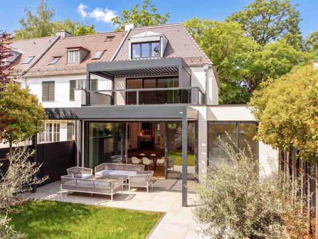 Reihenendhaus zum Kauf 4.200.000 € 4 Zimmer 178 m² 313 m² Grundstück Bogenhausen München 81925