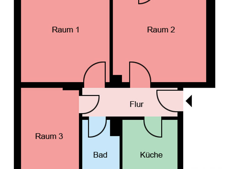 Wohnung zur Miete 449 € 3 Zimmer 58,2 m² 1. Geschoss Flotowstraße 8 Lüdenscheid 58509