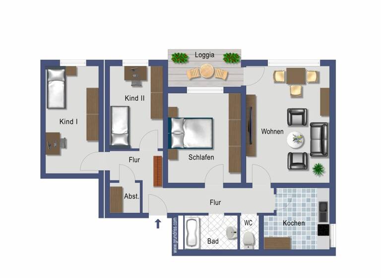 Wohnung zum Kauf provisionsfrei 222.500 € 4,5 Zimmer 90 m²<br/>Wohnfläche 4.<br/>Geschoss Werdener Straße 52 Kettwig Essen 45219