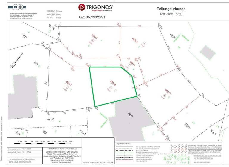 Grundstück zum Kauf 250.000 € 280 m² Grundstück Unterdorf Stans 6135