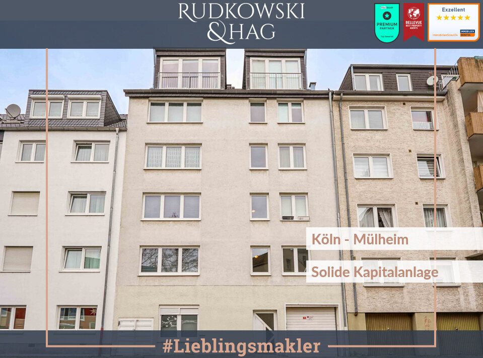 Wohnung zum Kauf 199.000 € 2 Zimmer 65 m²<br/>Wohnfläche 3.<br/>Geschoss Buchforst Köln / Mülheim 51065