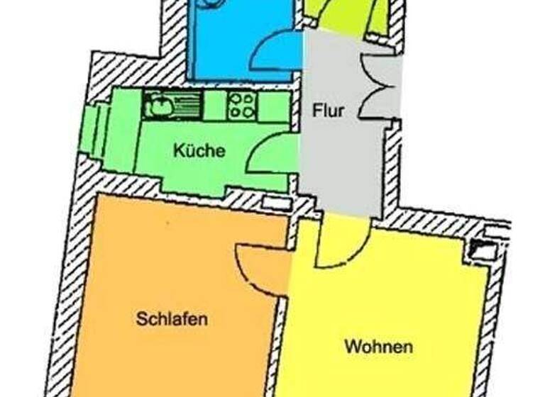 Wohnung zum Kauf 140.000 € 2,5 Zimmer 52,8 m² Naußlitz Dresden 01159